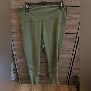 Old Navy High Rise Elevate Leggings Olive Green XXL